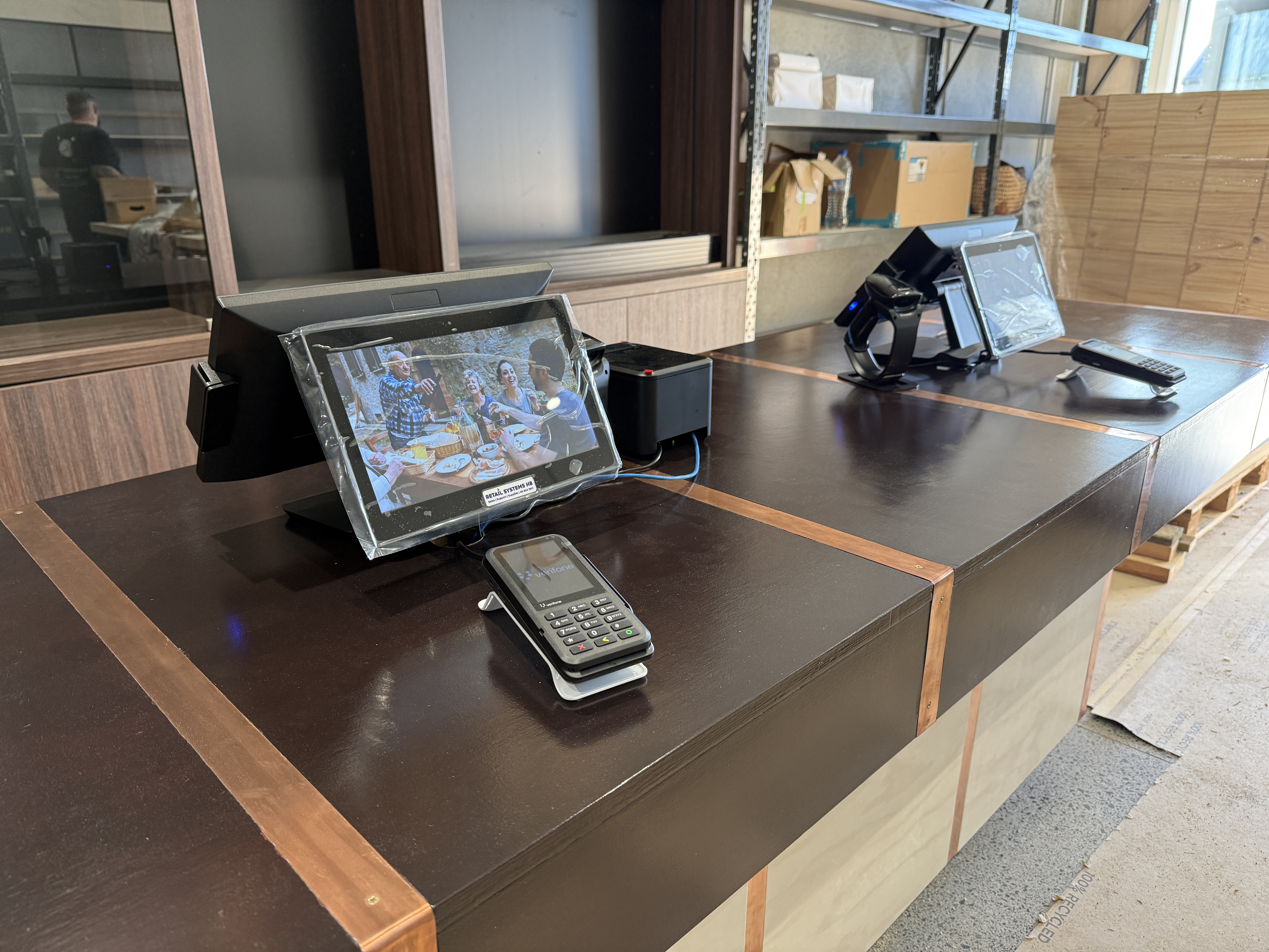 EFTPOS terminal installation
